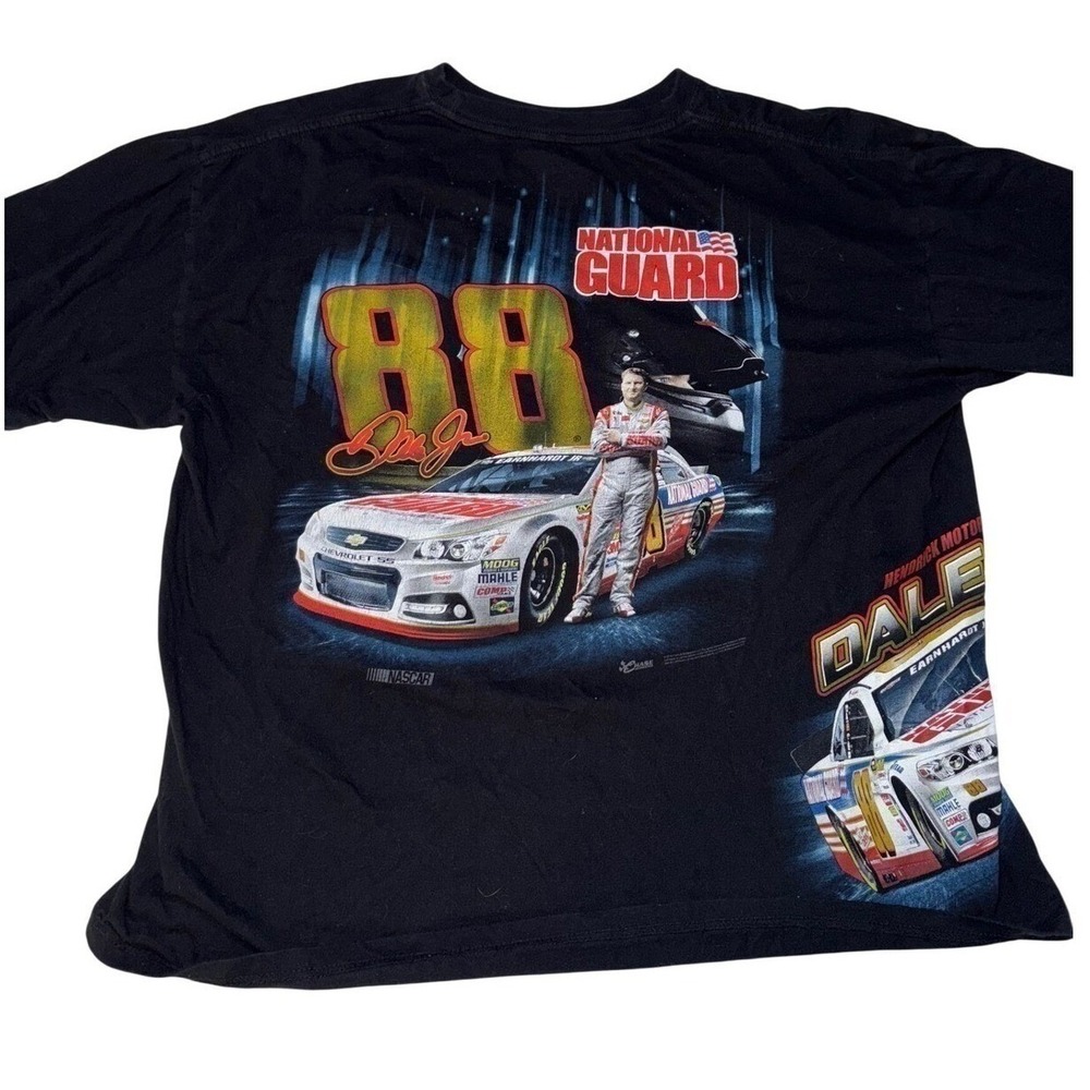 Dale Earnhardt Jr 88 NASCAR T Shirt Chase Authentics National Guard Racing XL